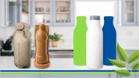 Paper Water Bottle  Compostable. Biodegradable. Recyclable. Renewable.